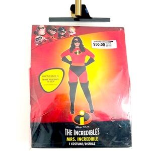 3XL NEW Mrs. Incredible Deluxe Disney Halloween Costume Size 3XL (22-24)